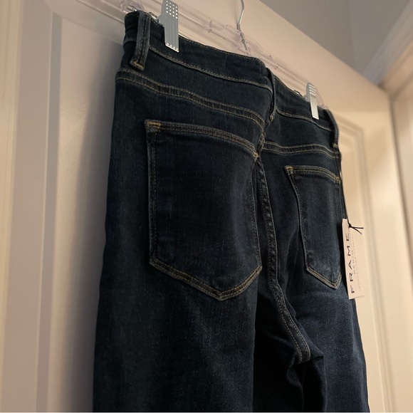 💙 NWT FRAME jeans mid-rise stretch flare - Picture 11 of 12